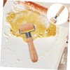 Mobestech Non Stick Wooden Rolling Pin for Baking Shaped Pastry
