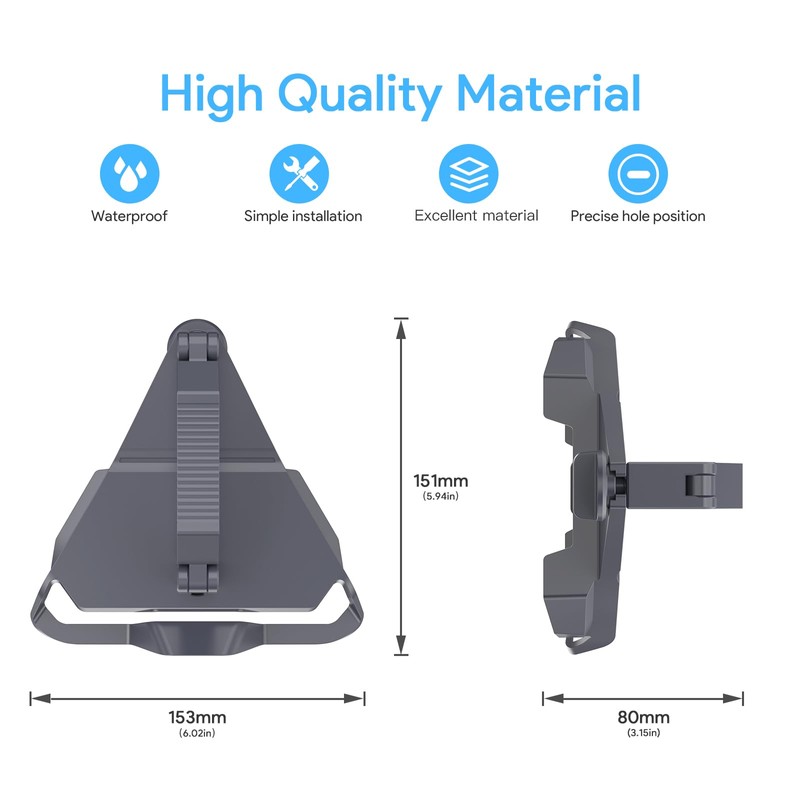 XLTTYWL Starlink Mini Mount, 0.47''-1.89'' Anti-Rust Mimi Starlinks Roof Rack