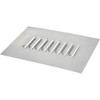 8 Hood Louver Sheet Metal Panel, 12 x 8 Inch,