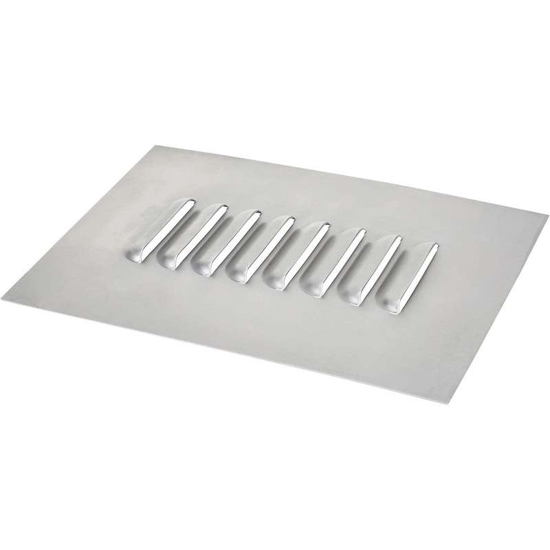 8 Hood Louver Sheet Metal Panel, 12 x 8 Inch,