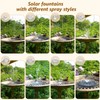 AISITIN 28 Inch Bird Bath with 3.5W Solar Fountain for