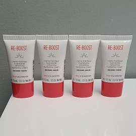 Clarins My Clarins RE-BOOST Refreshing Hydrating Cream .5oz/15ml x4 Pack- Sealed