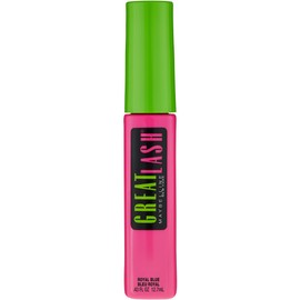 Maybelline Makeup Great Lash Royal Blue Washable Mascara, Royal Blue Volumizing Mascara, 0.34 fl oz                                                   