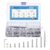 DTGN 420pcs M2.5 Metric Thread Assortment Bolt and Nut Kit