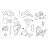 Transparent Stamp Rubber TPR Rectangle DIY Journal Rabbit Pattern Craft