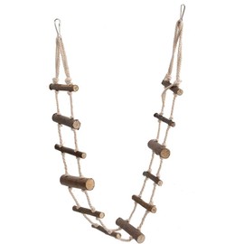 Pet Rope Ladder, Hamster Soft Long Climbing Rope Ladder Birds Swing Hanging Bridge Toys for Mouse, Chinchilla, Rat, Squirrel, Dwarf Hamster, Parrot