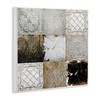Stupell Industries Antique Ceiling Tile Collage Vintage Glam Abstract Patterns,
