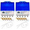 2 x HQ DiseqC Switch 4/1 with Weatherproof Housing HB-DIGITAL