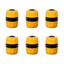 BuxiuGK Repair Hose Connectors 13 mm (1/2 Inch) Double Extension Hose Repair Connectors Easy and Quick Connection or Repair Hose Pack of 6
