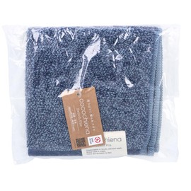 cocochiena2 CE4021 Wash Towel, Approx. 13.4 x 13.8 inches (34 x 35 cm), Navy, Pack of 1