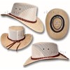 Oztrala~ Suede Leather Breezer Mesh Hat JACARU Cowboy Australian Mens