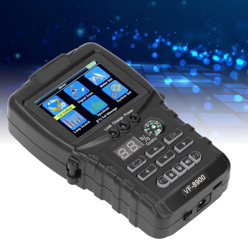 Satellite Finder Meter Digital Signal Measuring Detector 950‑2150MHz 2.4in HD