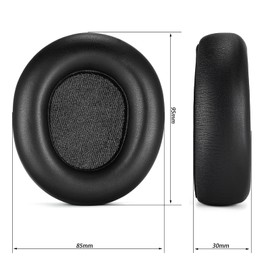 Yaowanguan Ear Pads Cushions for SteelSeries Arctis Nova Pro Wireless Multi-System Gaming Headset, Black Clip Protein Leather & Memory Foam Replacement Ear Cups