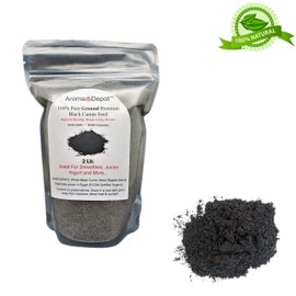 Aroma Depot 2 lb Black Seed Powder ,GROUND (Nigella Sativa), Black Cumin, Kalonji,100% Non-GMO NON-Irradiated & Gluten Free, Healthy Spice w/ Antioxidant & Anti Inflammatory Qualities