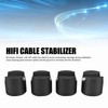 4Pcs HiFi Cable Clamp Wire Bracket, Aluminum Alloy Power Speaker