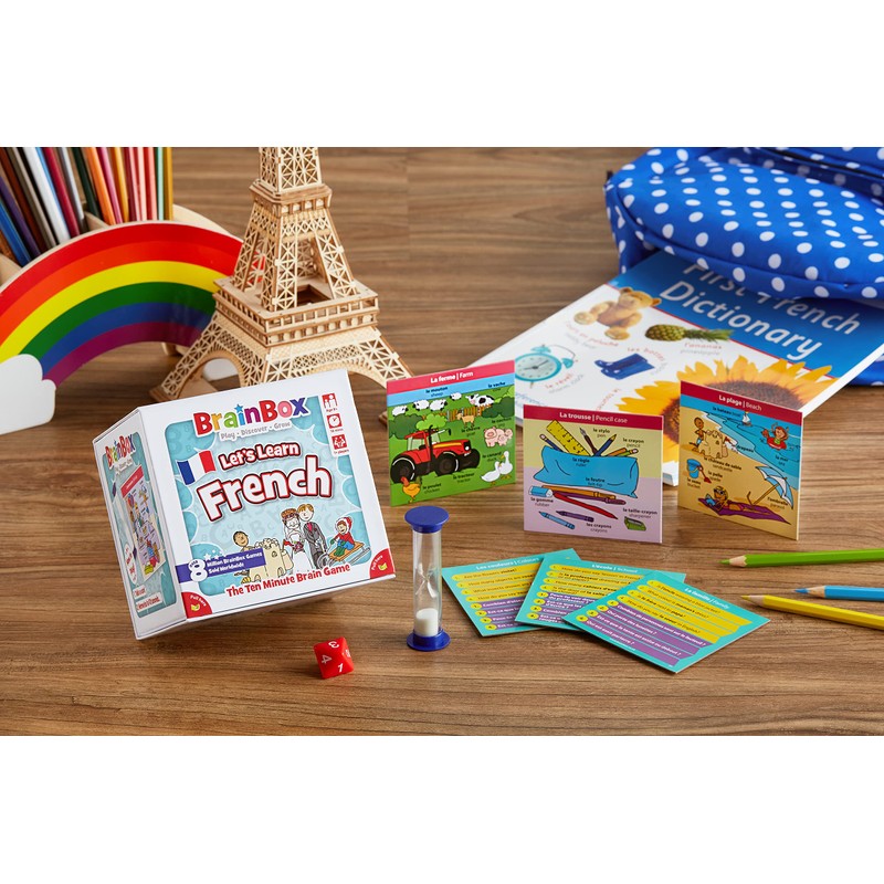 BrainBox Let's Learn French | Fun & Educational Card Game