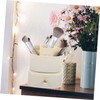 WOONEKY Rotating Makeup Brush Holder Organizer Drawer Spinning Design for
