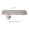 Linear Shower Drain, Stainless Steel Linear Drain, Rectangle Shower Floor