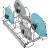 RITSU Slide Out Pan and Pot Lid Organizer for Cabinet,