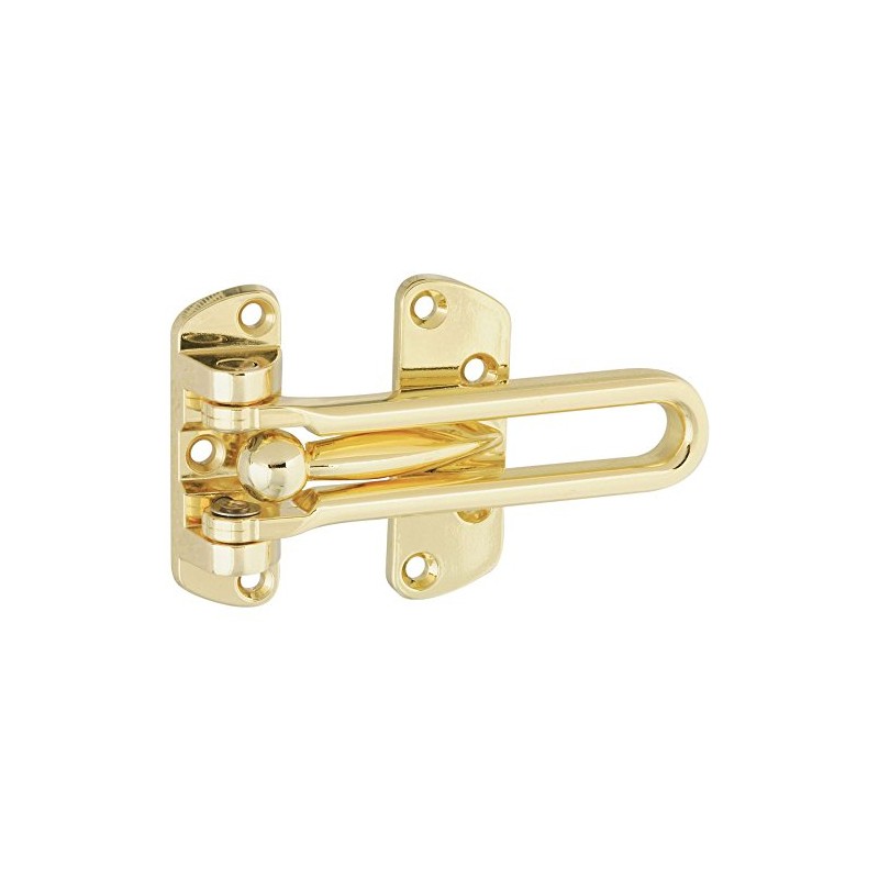 National Hardware N199-679 V804 Door Security Guard in Brass,3/8" x