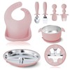 7 Pieces 304 Stainless Steel Baby & Toddler Feeding Set