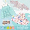 2 Set Sweet Dolls Clothes Dress for Baby Girl 14-18