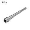 sourcing map 3pcs Hex Nut Driver Drills Bit 3/8" 6-Point