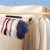 Hat Hangers for Closet, 2 Pack Hat Organizer for Baseball