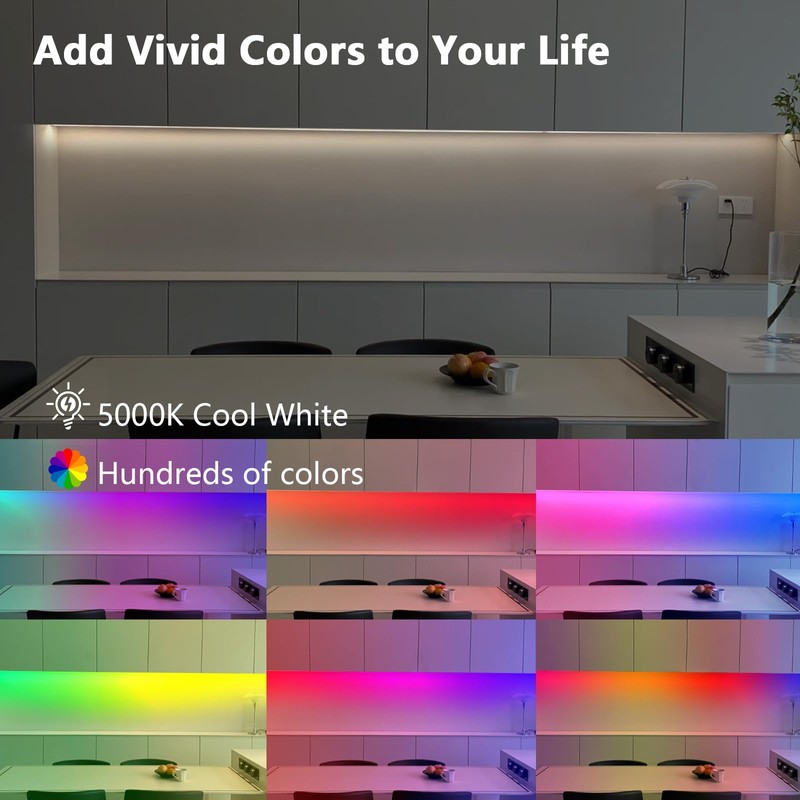 WUYXPG Under Cabinet Lighting Kit,6 PCS 12 Inches led Strips