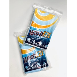 WashEZE Travel Friendly Laundry Detergent Soap Sheet-No Scent (20 Loads of Laundry) Laundry Sheets are More Efficient Than Powders Pods Pacs or Liquids TSA Compliant