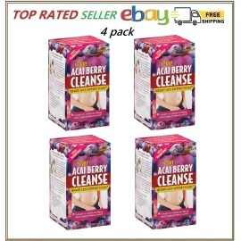 Applied Nutrition Acai Berry 14 Day Cleanse, 56 Count, 4 Packs