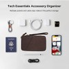 CONTACT'S Estuche para cables de piel, organizador de cables para