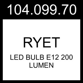 IKEA RYET LED Bulb E12 200 Lumen Chandelier Opal 2 Pack 104.099.70