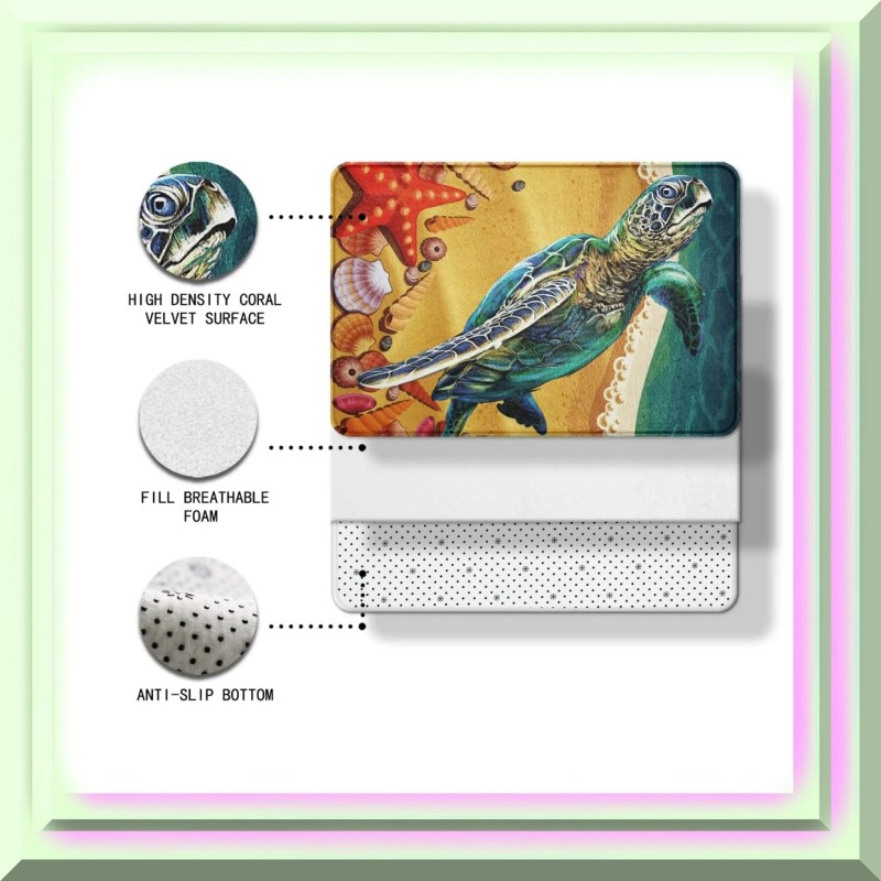 XY ZephyrZone Silver Non-Slip Bath Mat for Bathroom Safety and