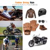 GSG Half-Finger Driving Gloves, Fingerless Leather Gloves for Men, Motorcycle
