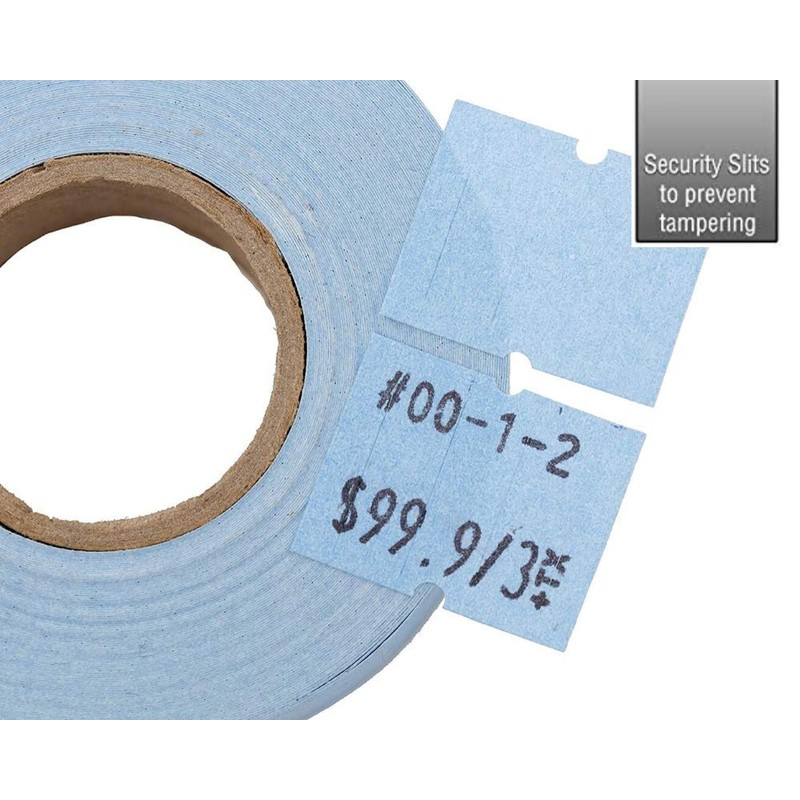 Perco 2 Line Blue Labels - 1 Sleeve, 6,000 Blank