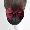 Chignon Net Barrette with Net Bun Net, Hair Net, Ribbon,