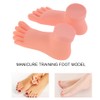 Lurrose Mannequin 2 Pcs Plastic Foot Model Tools Nail Art