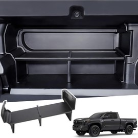 Katorn Glove Box Dividers Organizer Compatible with Toyota Tacoma 2024 2025 (4th Gen Tacoma), Interior Accessories Glove Box Compartment Insert Storage Dividers for 2024 2025 Tacoma, Black