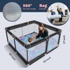 TODALE Baby Playpen Toddler Large Baby 50”×50” Playard PP-20-1515 -
