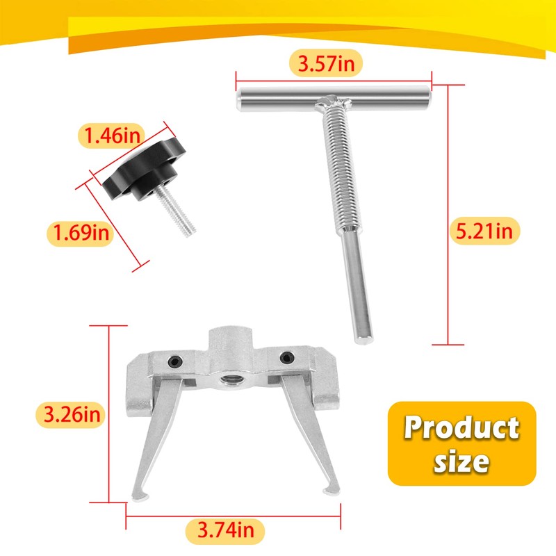 Bzumperyz 660040-1 Impeller Puller Tool for 2-1/4" to 2-9/16" Marine