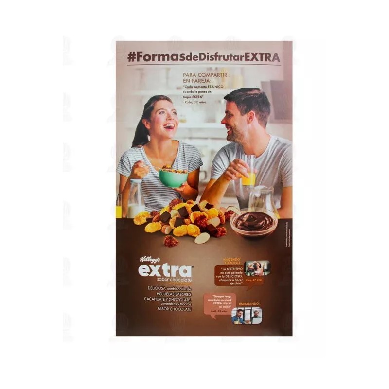 Kellogg's 2 BOXES KELLOGG’S EXTRA CHOCOLATE CON ALMENDRAS 490 GR.