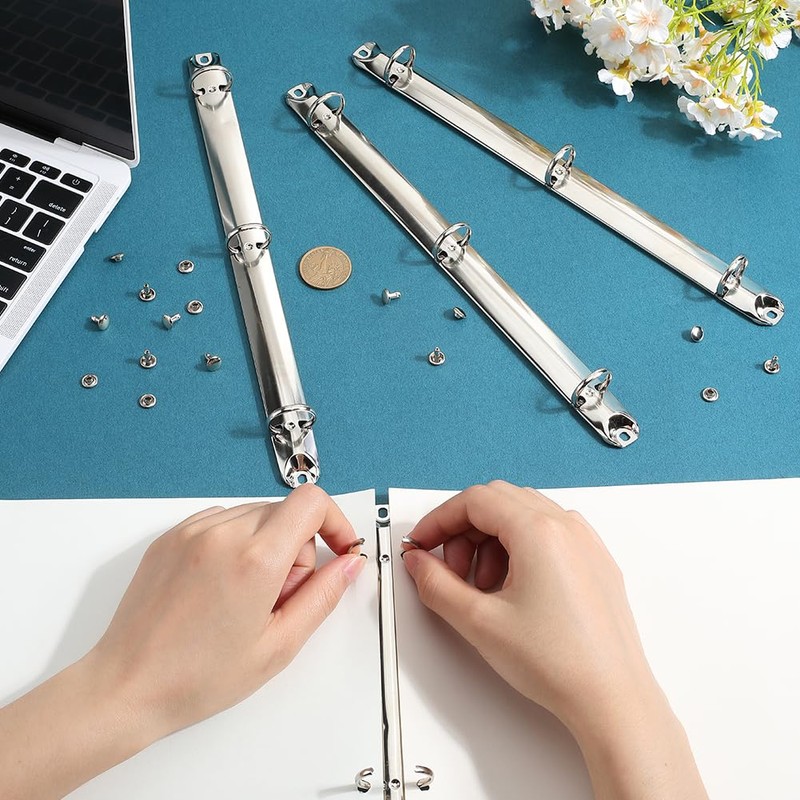 GORGECRAFT Set of 4 Notebook 3 Ring Binder Mechanisms Replacement