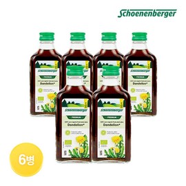 6 bottles of Schönenberger cold-pressed dandelion juice / 쉐넨베르거 민들레 착즙주스 6병