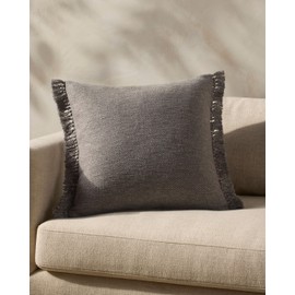 Loloi Magnolia Home by Joanna Gaines Jett Collection PMH0063 Grey 22'' x 22'' Cover Only Pillow