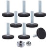 SKIR'CO 8 Pieces Furniture Leveling Feet M8 x 30mm Adjustable