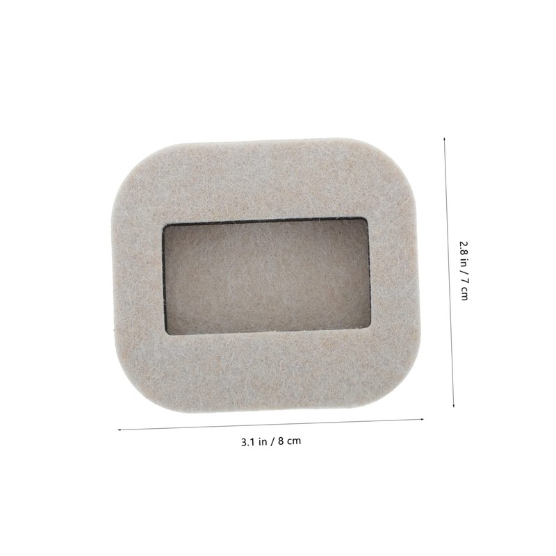 SHINEOFI 5pcs Chair Wheel Retainer Office Chair Stoppers Felt Pads