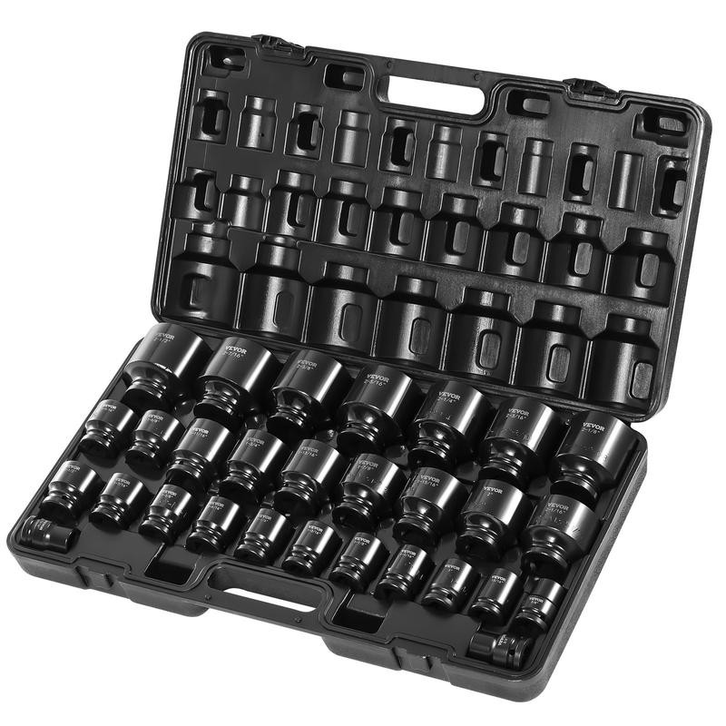 VEVOR Impact Socket Set 29 Piece Impact Sockets CR-M0 3/4