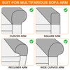 uxcell Stretch Armrest Covers Armchair Anti-Slip for Chairs Sofas Couch