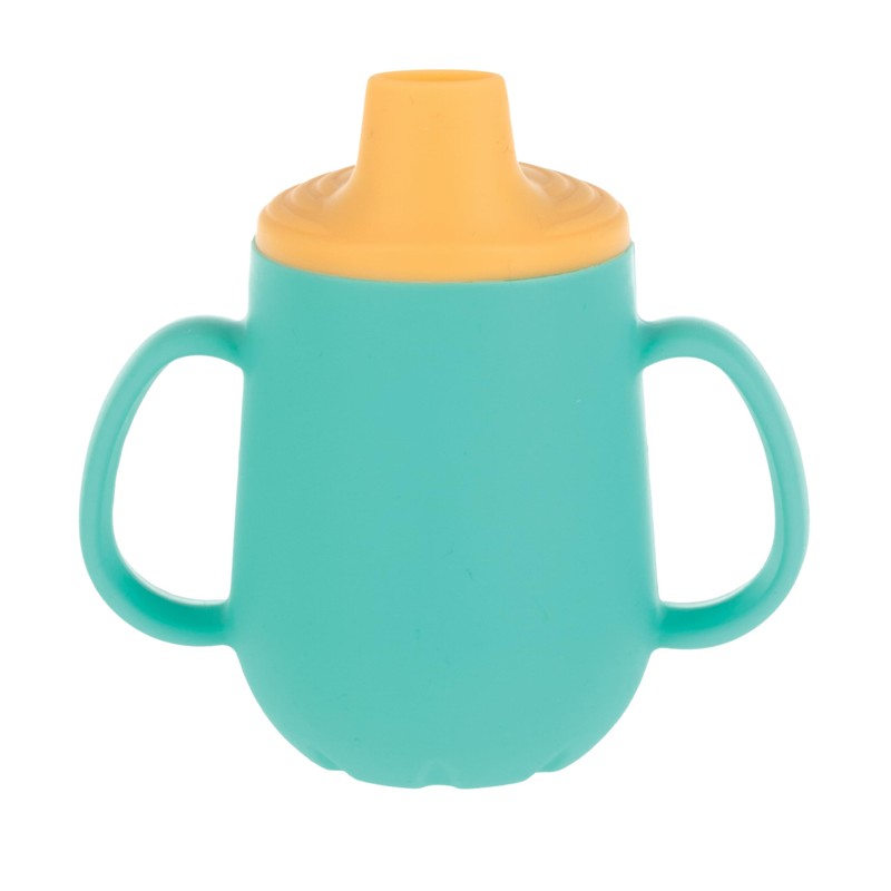Nuby 3-Stage Training Cup Set - Silicone Tumbler with Spout